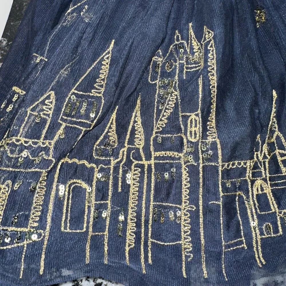Mini Boden Hogwarts Embroidered Skirt Harry Potter Collection 4 5 New with Tags